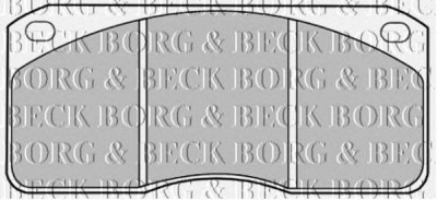 BORG & BECK bbp1083 -  Комплект тормозных колодок, дисковый тормоз